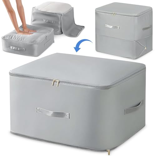 Ultra Platz sparender selbstkomprimierender Organizer,2024 Neuest Komprimierender Beutel,Komprimierender Beutel,Platzsparende Taschen,for Bettdecken Kleidung Decken(XL,52x42x60CM) von Taufe