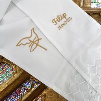 Spitze Nach Wahl Taufgeschenk Taufschal Mit Wunschspitze & Wunschfarbe Bestickt Personalisierbar Geschenk Zur Taufe Baby Spitze Nach Wahl Taufgeschenk Taufschal Mit Wunschspitze & Wunschfarbe Bestickt Personalisierbar Geschenk Zur Taufe Baby von Taufkleiddesign
