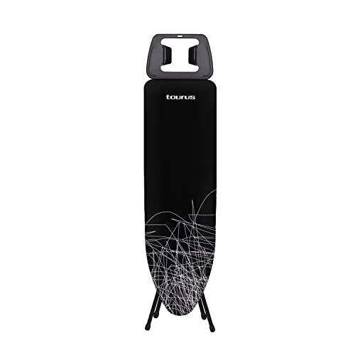 Taurus Argenta Black | Bügelbrett | 3 Höhen bis 81 cm | Halterung für Dampfbügelstation | Bezug 100% Baumwolle | Maße 32 x 110 cm | rutschfest Taurus Argenta Black | Bügelbrett | 3 Höhen bis 81 cm | Halterung für Dampfbügelstation | Bezug 100% Baumwolle | Maße 32 x 110 cm | rutschfest von Taurus