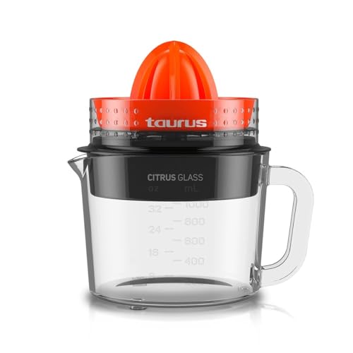 Taurus Citrus Glass Zitruspresse (Rotation doppelten Sinn, insgesamt 1 L) von Solac