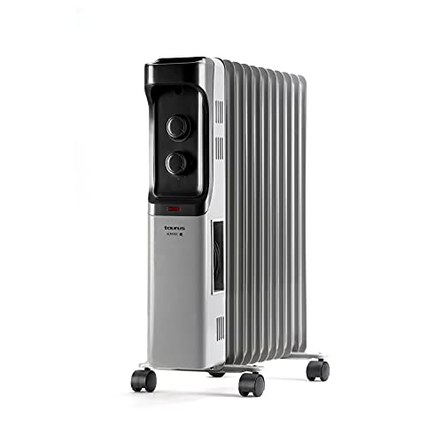Taurus Dakar - Ölradiator 11 Elemente. 2500W. 3 Leistungsstufen. Einstellbarer Thermostat. Überhitzungsschutz. Einfacher Transport: Griff und Räder. Geringer Konsum. von Taurus