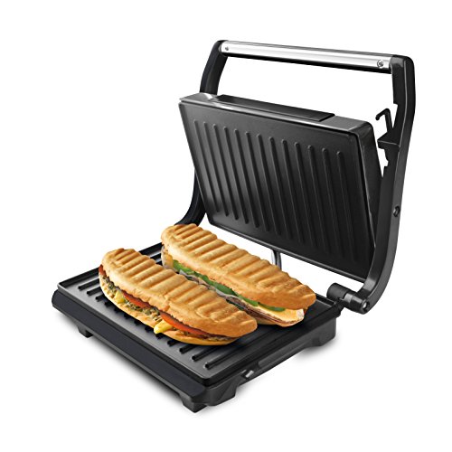 Taurus Mini-Toaster | Taurus Grill & Toast | 700W | antihaftbeschichtete Platte | 23 x 14,5X 11 cm | Schwarz von Taurus