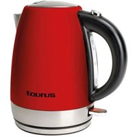 Taurus - Wasserkocher 1,7 l, 2200 w, Vintage-Rot, Edelstahl - 958527000 von Taurus