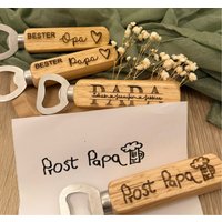 Flaschenöffner Bieröffner Öffner Männer Papa - Geschenk Vatertag Opa von TautropfenMagie
