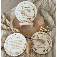 Personalisiertes Holzschild Erzieherin - Erzieher Abschiedsgeschenk Mit Herz Danke Erzieher/In von TautropfenMagie