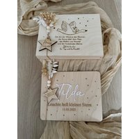 Sternenkind Andenken Holz. Erinnerung Sternenkind. Baby Schild. Sternenbaby Deko. Schwangerschaftestbox von TautropfenMagie