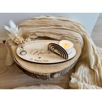 Trauerlicht - Erinnerungslicht Kerzenteller Trauer Sternenkind Regenbogenkind Beileid von TautropfenMagie