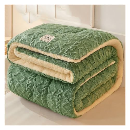 Tauzveok Bettdecke Winter, Dicker Lammsamt Warmer Steppdecke, Flauschige Winterbettdecken, Dicke Winter Duvet, Federbettdecke Für Bettwäsche,D,180x220cm 3.5kg von Tauzveok