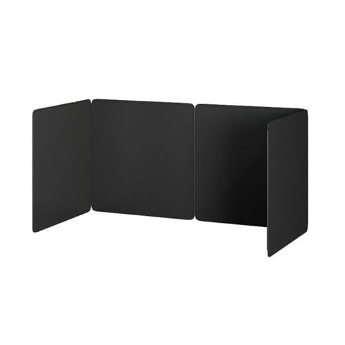 Tauzveok Herd Spritzschutz Wand, Faltbar Spritzschutz Küche, Edelstahl Küchenspritzschutz Mit Antihaftbeschichtung, Für Gaskocher Herdplatte Bratpfanne Und Friteuse,C30*80 * 40cm von Tauzveok