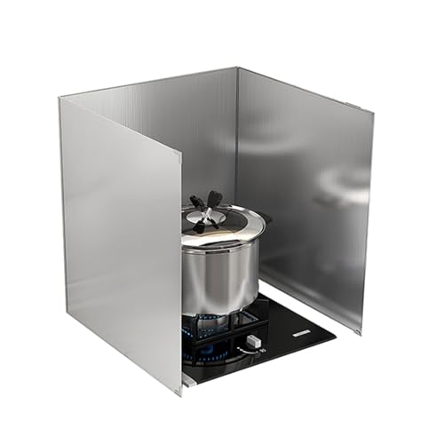 Tauzveok Spritzschutz Herd Edelstahl, Faltbar Spritzschutz Küchenrückwand, Mit Antihaftbeschichtung, Für Herdplatte, Friteuse,3 fold,40 * 40 * 40cm Tauzveok Spritzschutz Herd Edelstahl, Faltbar Spritzschutz Küchenrückwand, Mit Antihaftbeschichtung, Für Herdplatte, Friteuse,3 fold,40 * 40 * 40cm von Tauzveok