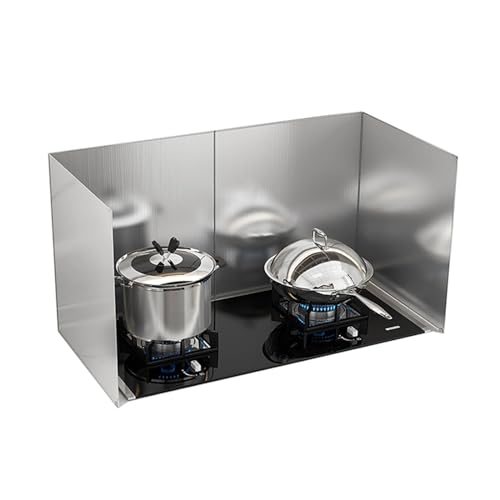 Tauzveok Spritzschutz Herd Edelstahl, Faltbar Spritzschutz Küchenrückwand, Mit Antihaftbeschichtung, Für Herdplatte, Friteuse,4 fold,40 * 80 * 40cm Tauzveok Spritzschutz Herd Edelstahl, Faltbar Spritzschutz Küchenrückwand, Mit Antihaftbeschichtung, Für Herdplatte, Friteuse,4 fold,40 * 80 * 40cm von Tauzveok