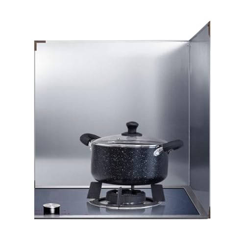 Tauzveok Spritzschutz Küchenwand, Faltbar Küchenspritzschutz, Edelstahl Splash Guard, mit Antihaftbeschichtung, für Gaskocher Herdplatte Bratpfanne und Friteuse,A45*40 * 40cm Tauzveok Spritzschutz Küchenwand, Faltbar Küchenspritzschutz, Edelstahl Splash Guard, mit Antihaftbeschichtung, für Gaskocher Herdplatte Bratpfanne und Friteuse,A45*40 * 40cm von Tauzveok