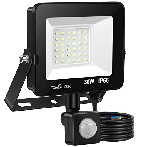 Tavaler LED Strahler Außen, LED Strahler mit Bewegungsmelder Außen 30W, 2700LM LED Aussenstrahler 6500K Kaltweiß LED Scheinwerfer, IP66 Wasserdicht LED Fluter für Garten, Innenhöfe, Garage Tavaler LED Strahler Außen, LED Strahler mit Bewegungsmelder Außen 30W, 2700LM LED Aussenstrahler 6500K Kaltweiß LED Scheinwerfer, IP66 Wasserdicht LED Fluter für Garten, Innenhöfe, Garage von Tavaler