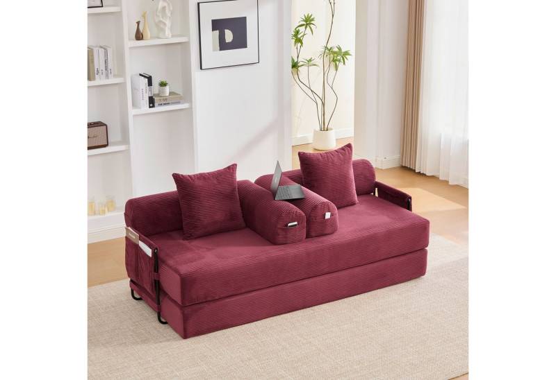 TavilaEcon 3-Sitzer Zusammenlegbares Kompressionssofa mit robustem Metallrahmen, 1 Teile, mit drei weiche Kissen und Aufbewahrungstasche TavilaEcon 3-Sitzer Zusammenlegbares Kompressionssofa mit robustem Metallrahmen, 1 Teile, mit drei weiche Kissen und Aufbewahrungstasche von TavilaEcon