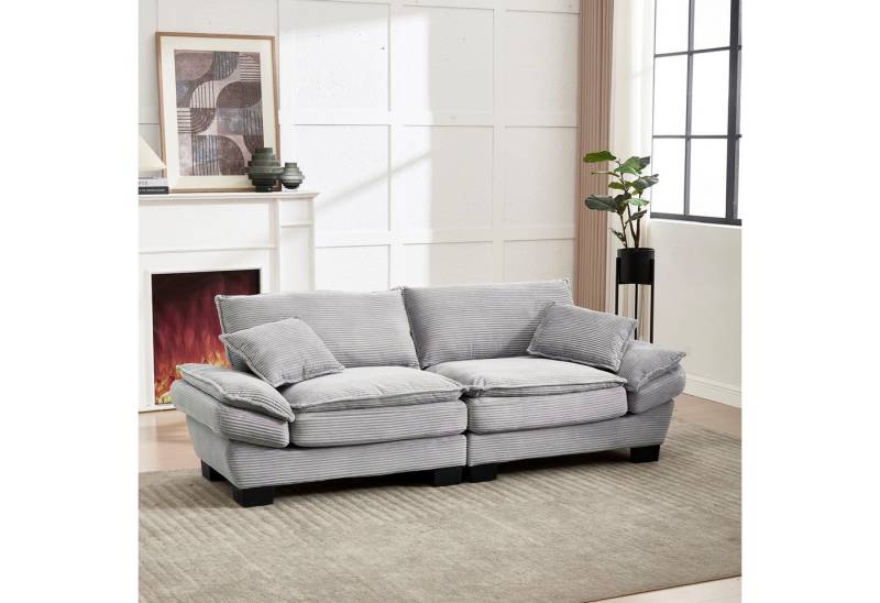 TavilaEcon Loungesofa Modernes Doppelsofa aus luxuriösem Samt mit elegantem Aussehen, 1 Teile, ideal für Wohnzimmer, Schlafzimmer oder Büro TavilaEcon Loungesofa Modernes Doppelsofa aus luxuriösem Samt mit elegantem Aussehen, 1 Teile, ideal für Wohnzimmer, Schlafzimmer oder Büro von TavilaEcon