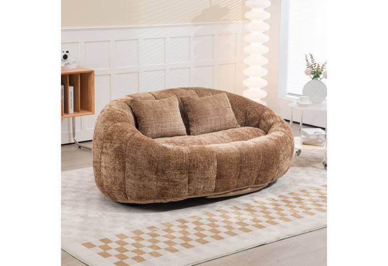 TavilaEcon Sitzsack Lazy Sofa mit Armlehnen, für Esszimmer, Schlafzimmer und Wohnzimmer, mit hochwertigem, hochdichtem und hochelastischem Memory-Schaumstoff von TavilaEcon