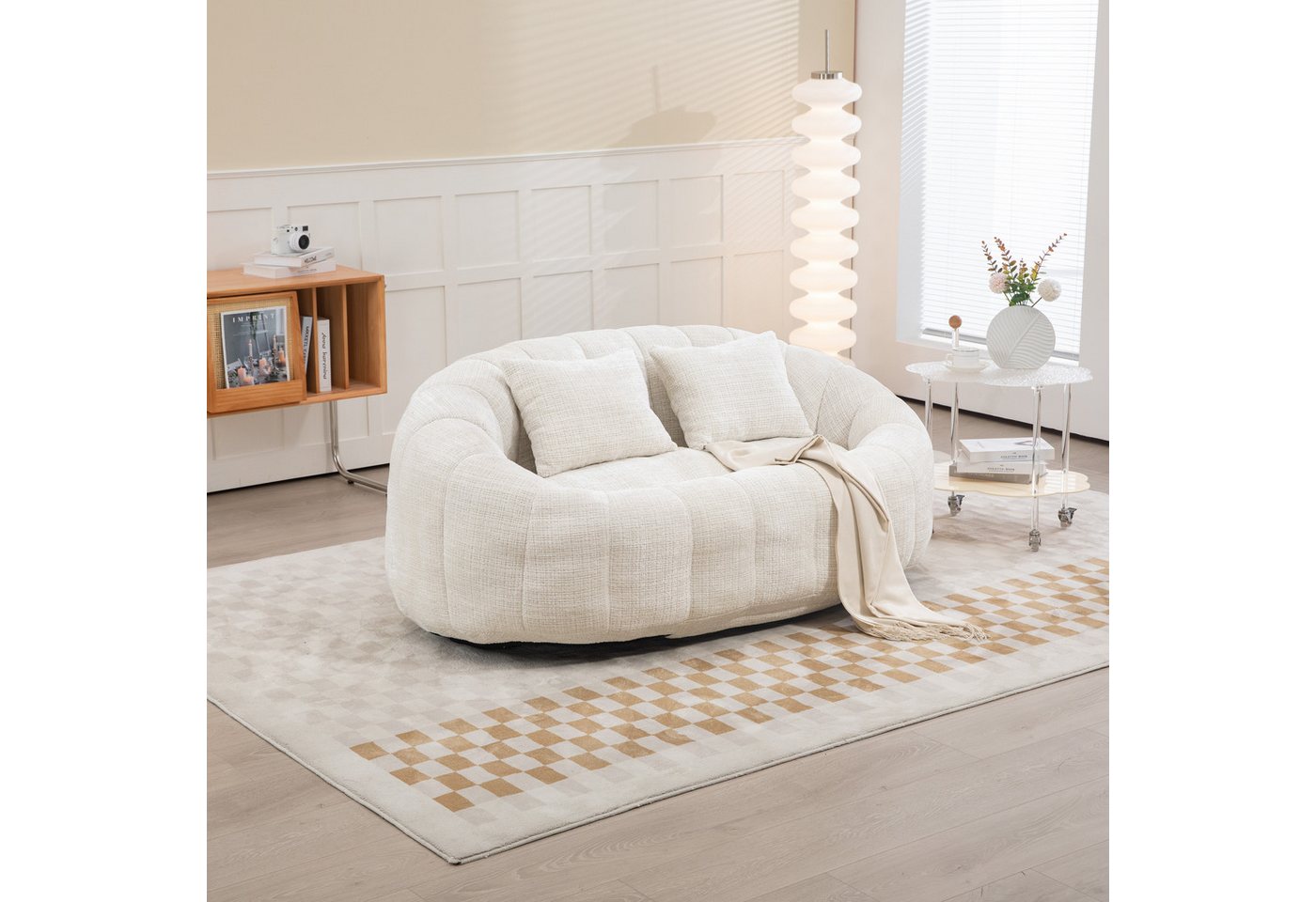 TavilaEcon Sitzsack Lazy Sofa mit Armlehnen, für Esszimmer, Schlafzimmer und Wohnzimmer, mit hochwertigem, hochdichtem und hochelastischem Memory-Schaumstoff TavilaEcon Sitzsack Lazy Sofa mit Armlehnen, für Esszimmer, Schlafzimmer und Wohnzimmer, mit hochwertigem, hochdichtem und hochelastischem Memory-Schaumstoff von TavilaEcon