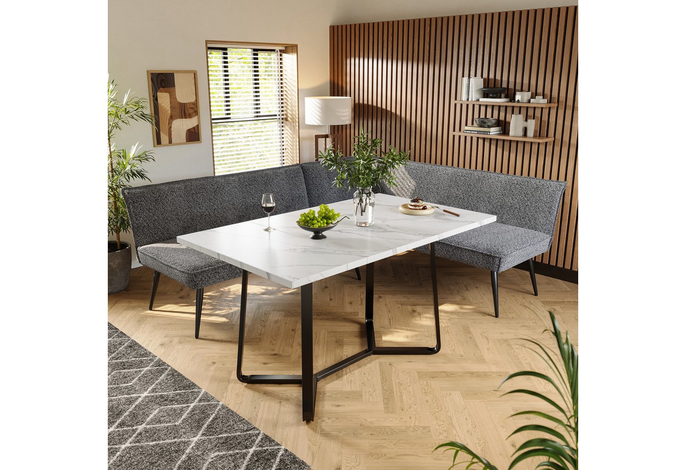 TavilaEcon Sofa Terry Velvet Sofa grau, Modernes Wohnzimmer-Sofa mit Metallbeinen, 3 Teile, Hochwertiger grauer Veloursstoff TavilaEcon Sofa Terry Velvet Sofa grau, Modernes Wohnzimmer-Sofa mit Metallbeinen, 3 Teile, Hochwertiger grauer Veloursstoff von TavilaEcon