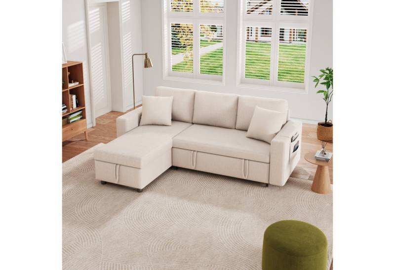 TavilaEcon Wohnlandschaft Hochwertiges multifunktionales Sofa mit hoher Rückenlehne, 1 Teile, wandelbar zum Schlafsofa, mit Stauraum und modernem Design TavilaEcon Wohnlandschaft Hochwertiges multifunktionales Sofa mit hoher Rückenlehne, 1 Teile, wandelbar zum Schlafsofa, mit Stauraum und modernem Design von TavilaEcon