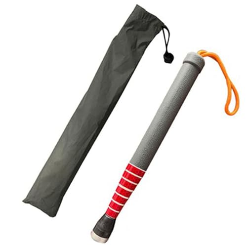 Tavkomco Teleskopischer Spazierstock – für sehbehinderte und Blinde Menschen, klappbarer Gehstock aus Titanlegierung, mit reflektierender Nachtwarnungsfolie(B,138cm/54.3in) von Tavkomco