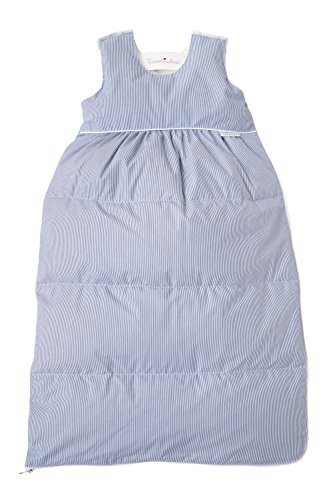 Tavolinchen Babyschlafsack Daunenschlafsack „Visconte Streifen“ Kinderschlafsack – marine – Gr.130 von Tavolinchen