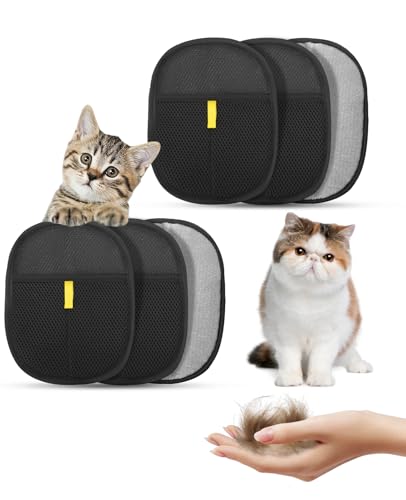 Tawiijou Tierhaarentfernungshandschuhe, verbesserte Tierhaarpflegebürste für Katzen und Hunde, wiederverwendbares elektrostatisches Tierhaarentferner-Werkzeug für Tierfell, Möbel, Kleidung, Teppiche Tawiijou Tierhaarentfernungshandschuhe, verbesserte Tierhaarpflegebürste für Katzen und Hunde, wiederverwendbares elektrostatisches Tierhaarentferner-Werkzeug für Tierfell, Möbel, Kleidung, Teppiche von Tawiijou