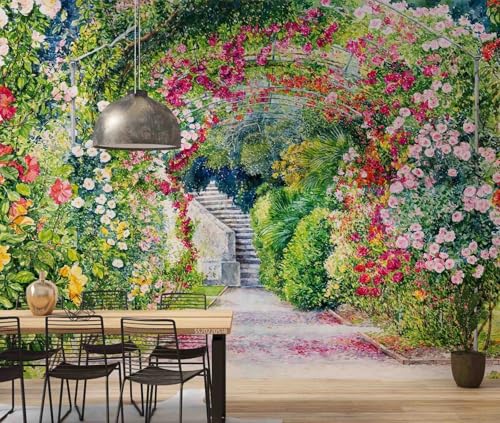 3D Effect Photo Wallpaper, Blumenwandweg,150x105cm Wallpaper, Wall Poster, Fototapete Schlafzimmer, Wall Decoration for Living Room 3D Effect Photo Wallpaper, Blumenwandweg,150x105cm Wallpaper, Wall Poster, Fototapete Schlafzimmer, Wall Decoration for Living Room von Taxpy