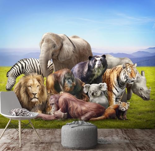 3D Effect Photo Wallpaper, Tiger Tier, 350x250cm Wallpaper, Wall Poster, Fototapete Schlafzimmer, Wall Decoration for Living Room 3D Effect Photo Wallpaper, Tiger Tier, 350x250cm Wallpaper, Wall Poster, Fototapete Schlafzimmer, Wall Decoration for Living Room von Taxpy