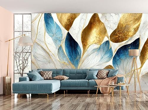 Fototapete 3D-Tapete mit goldenen Blütenblättern, 120 x 80 cm Design Tapete Fototapeten moderne Wand Schlafzimmer Wohnzimmer Fototapete 3D-Tapete mit goldenen Blütenblättern, 120 x 80 cm Design Tapete Fototapeten moderne Wand Schlafzimmer Wohnzimmer von Taxpy