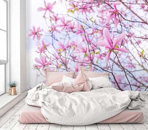 Fototapete selbstklebend 3D-Blumenzweig, 250 x 175 cm 3D Abstract Wallpaper Mural Wallcoverings for Bedroom Living Room TV Backdrop von Taxpy