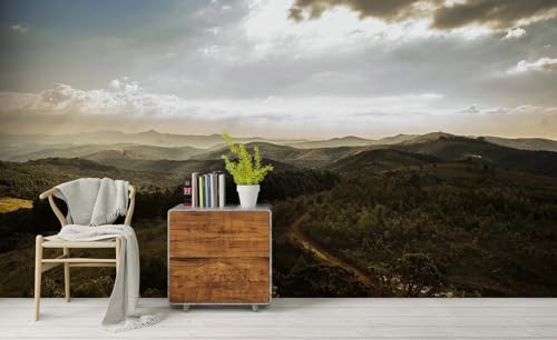 Photo Wallpaper 3D Effect Berg Bäume Himmel,300x210cm Wandbild Tapete 3D Tapeten Wohnzimmer Muster Fototapete Schlafzimmer Wandtapete Photo Wallpaper 3D Effect Berg Bäume Himmel,300x210cm Wandbild Tapete 3D Tapeten Wohnzimmer Muster Fototapete Schlafzimmer Wandtapete von Taxpy