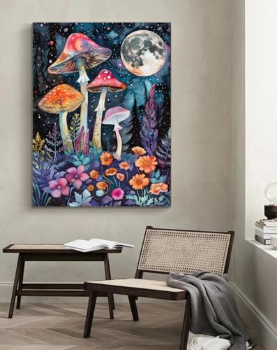 Taxpy Poster und Drucke Fantasiepilze,G,60 * 80cm Premium Poster Set Bilder Wohnzimmer Modern Schlafzimmer Bild für Ihre Wand Taxpy Poster und Drucke Fantasiepilze,G,60 * 80cm Premium Poster Set Bilder Wohnzimmer Modern Schlafzimmer Bild für Ihre Wand von Taxpy