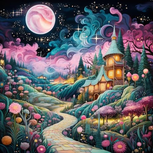 Taxpy Poster und Drucke Wunderschönes Märchenschloss,50 * 70cm Bild Bilder auf Leinwand Wandbild Poster Leinwandbild Foto Canvas Wandbilder Wohnzimmer Deko Taxpy Poster und Drucke Wunderschönes Märchenschloss,50 * 70cm Bild Bilder auf Leinwand Wandbild Poster Leinwandbild Foto Canvas Wandbilder Wohnzimmer Deko von Taxpy