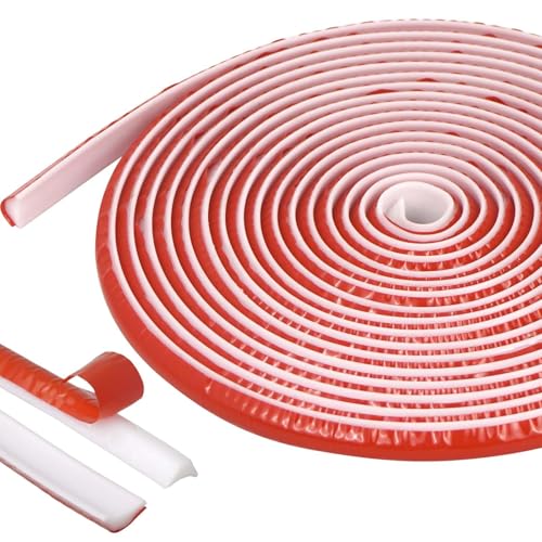 TayBong 6m selbstklebende TPE-Zierleiste dreieckig (12x9mm) - wasserfest, flexibel für Wände, Fliesen, Möbel & Decken von TayBong
