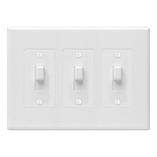 Hubbell taymac – 2673 W Masque Revive 3 Gang Toggle Cover Up-– weiß Hubbell taymac – 2673 W Masque Revive 3 Gang Toggle Cover Up-– weiß von TayMac