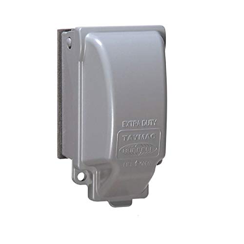 Taymac MX3200 One Gang Vertical In Use Metal Weatherproof Receptacle Cover by TayMac von TayMac