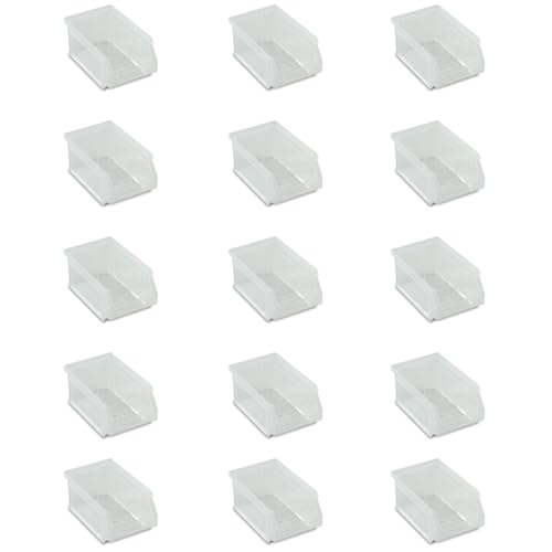 Tayg Packung mit 15 stapelbaren Schubladen aus Kunststoff, Nr. 52, Organizer für Schrauben, Schubladen, Aufbewahrungsbox, rechteckige Kunststoffeimer, 23,6 x 16 x 13 cm Tayg Packung mit 15 stapelbaren Schubladen aus Kunststoff, Nr. 52, Organizer für Schrauben, Schubladen, Aufbewahrungsbox, rechteckige Kunststoffeimer, 23,6 x 16 x 13 cm von Tayg