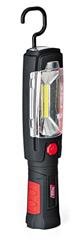 Tayg Wiederaufladbare LED-Leuchte mit Taschenlampe, Rot und Schwarz von Tayg