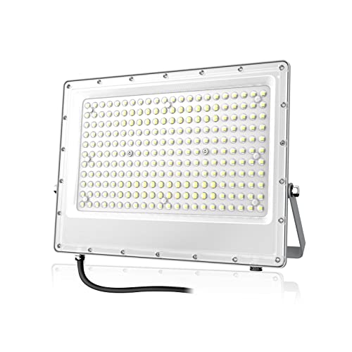 Tayire LED Strahler Außen 200W, 20000LM Superhell LED Fluter, 6000K Kaltweiß Scheinwerfer IP65 Wasserdicht Flutlicht Aussenstrahler für Garten, Terrassen, Garage, Werkstatt, Sportplatz von Tayire