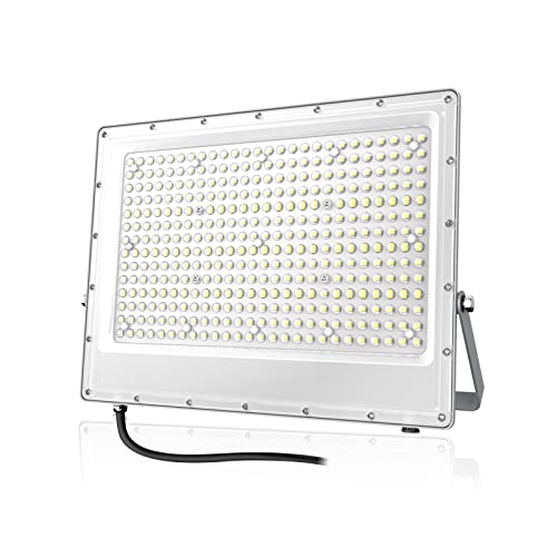 LED Strahler Außen 300W, Tayire 30000LM Superhell LED Fluter, 6000K Kaltweiß Scheinwerfer IP65 Wasserdicht Flutlicht Aussenstrahler für Garten, Terrassen, Garage, Werkstatt, Sportplatz von Tayire