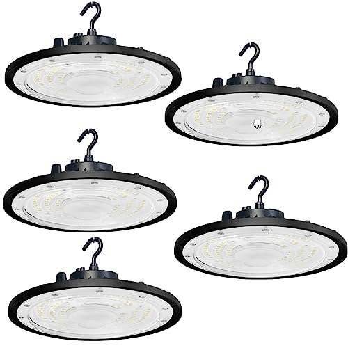Tayire LED UFO Industrielampe, 200W Hallenbeleuchtung LED High-Bay Spotlight 20000LM Hallenstrahler 6500K Superhell UFO Lampe Deckenleuchte, IP65 Strahler Werkstatt für Lager Industrieanlagen von Tayire