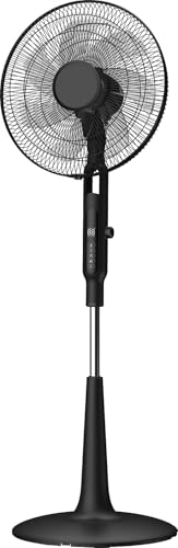 Taylor Swoden DC Standventilator sehr leise 25dB, Fernbedienung, 54.31m³/min Luftmenge 28 Stufen 12H Timer 75° Oszillation, Moskitoschutz Höhenverstellbar LED Touchscreen 3 Modi, für Schlafzimmer Büro von Taylor Swoden