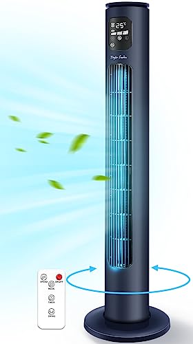 Taylor Swoden Turmventilator Sehr Leise, 24H Timer, Leistungsstarker Ventilator Standventilator mit Fernbedienung & LCD-Bildschirm, 3 Betriebsmodi, 3 Windgeschwindigkeiten, 70° Oszillation Funktion Taylor Swoden Turmventilator Sehr Leise, 24H Timer, Leistungsstarker Ventilator Standventilator mit Fernbedienung & LCD-Bildschirm, 3 Betriebsmodi, 3 Windgeschwindigkeiten, 70° Oszillation Funktion von Taylor Swoden