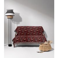 Vintage Bloom Gewebte Decke von TaylorBassam