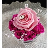 Geschenk, Rosen, Bling, Perlen, Glitzer, Strass, Kristall, Waterford, Dekor, Juwelen, Handgefertigt, Personalisiert, Blumen von TaylorDylanCreations