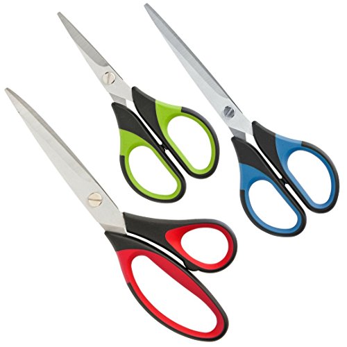 Mehrzweck-Scheren-Set, 3-teilig, Edelstahl, praktische Hobby-Schere, 14 cm, für Küche/allgemeinen Gebrauch, 17 cm und Basteln und Nähen, 21 cm. Ideal für Zuhause und Büro. Mehrzweck-Scheren-Set, 3-teilig, Edelstahl, praktische Hobby-Schere, 14 cm, für Küche/allgemeinen Gebrauch, 17 cm und Basteln und Nähen, 21 cm. Ideal für Zuhause und Büro. von Taylors Eye Witness