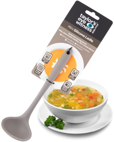 Utensilien – Grau AF Blau Schwarz Marmor Weiß Beere Stonewash Aqua Denim Mini Ladle Kochlöffel Spoon grau Utensilien – Grau AF Blau Schwarz Marmor Weiß Beere Stonewash Aqua Denim Mini Ladle Kochlöffel Spoon grau von Taylors Eye Witness