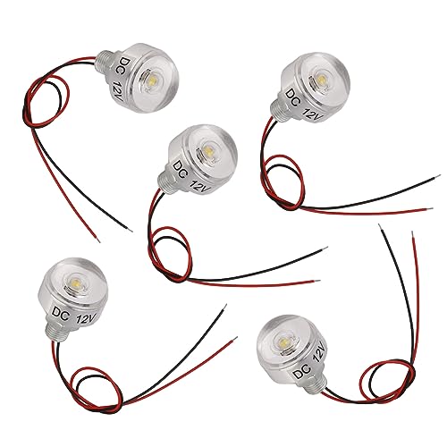 5 Stücke Led In Brunnen Licht Dc 12 V 1 Watt Mini Embedded Spotlight Led Deck Lampe Für Schrank Decke Treppe Landschaft Strahler Innenbeleuchtung von Tbest