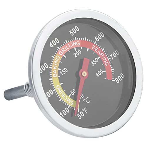 Tbest 50~800 ℉ Edelstahl-Grillthermometer-Temperaturanzeige Zum Grillen, Weber-Grillthermometer Deckel Genesis, Weber-Thermometer, Weber-Grillthermometer, Grillthermometer von Tbest