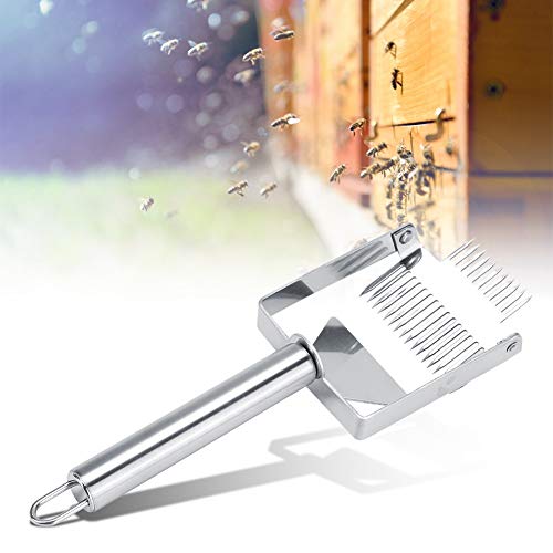 Doppelnadel BeeUncapFork Honigschaber Schaufel Edelstahl BeekeeBeekeeper BeeBox Tool Verbesserte Version für Garten/Bauernhof von Tbest